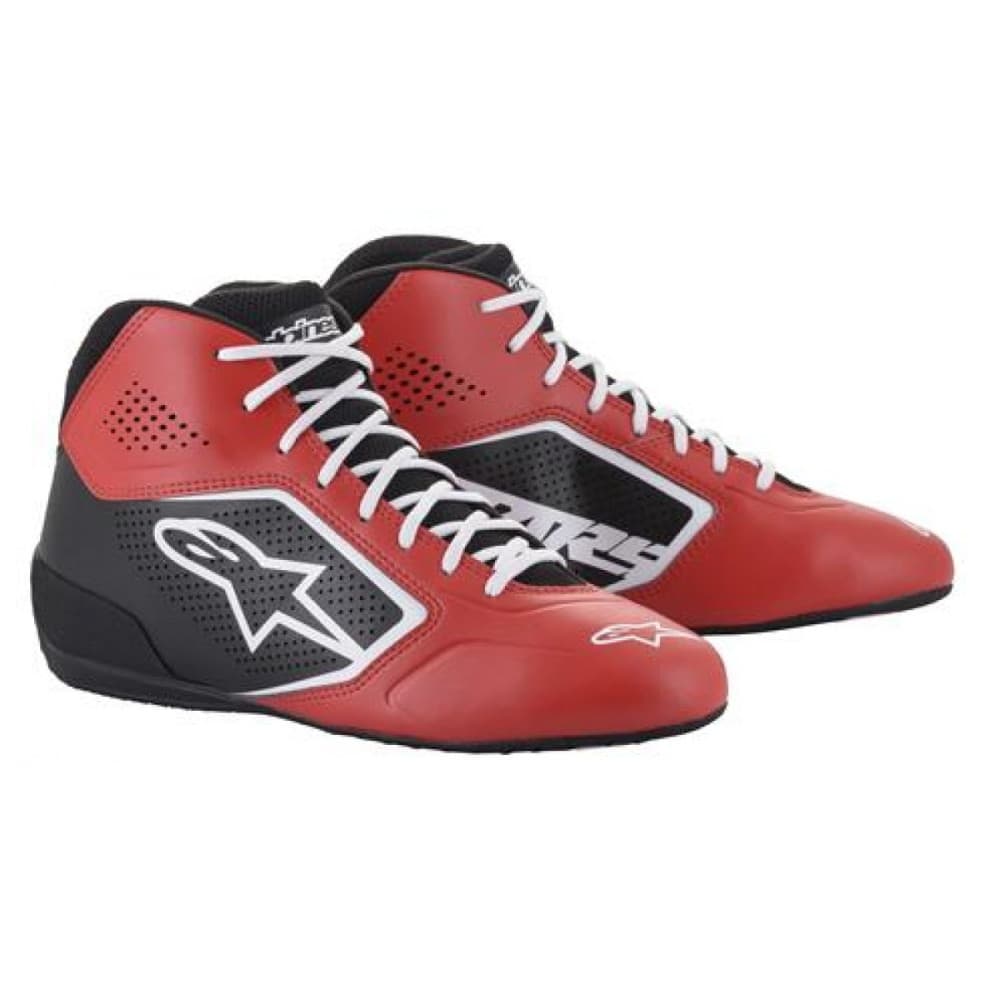 2020 TECH0 K START V2 SHOES RED BLACK WHITE ALPINESTARS Taglia 37