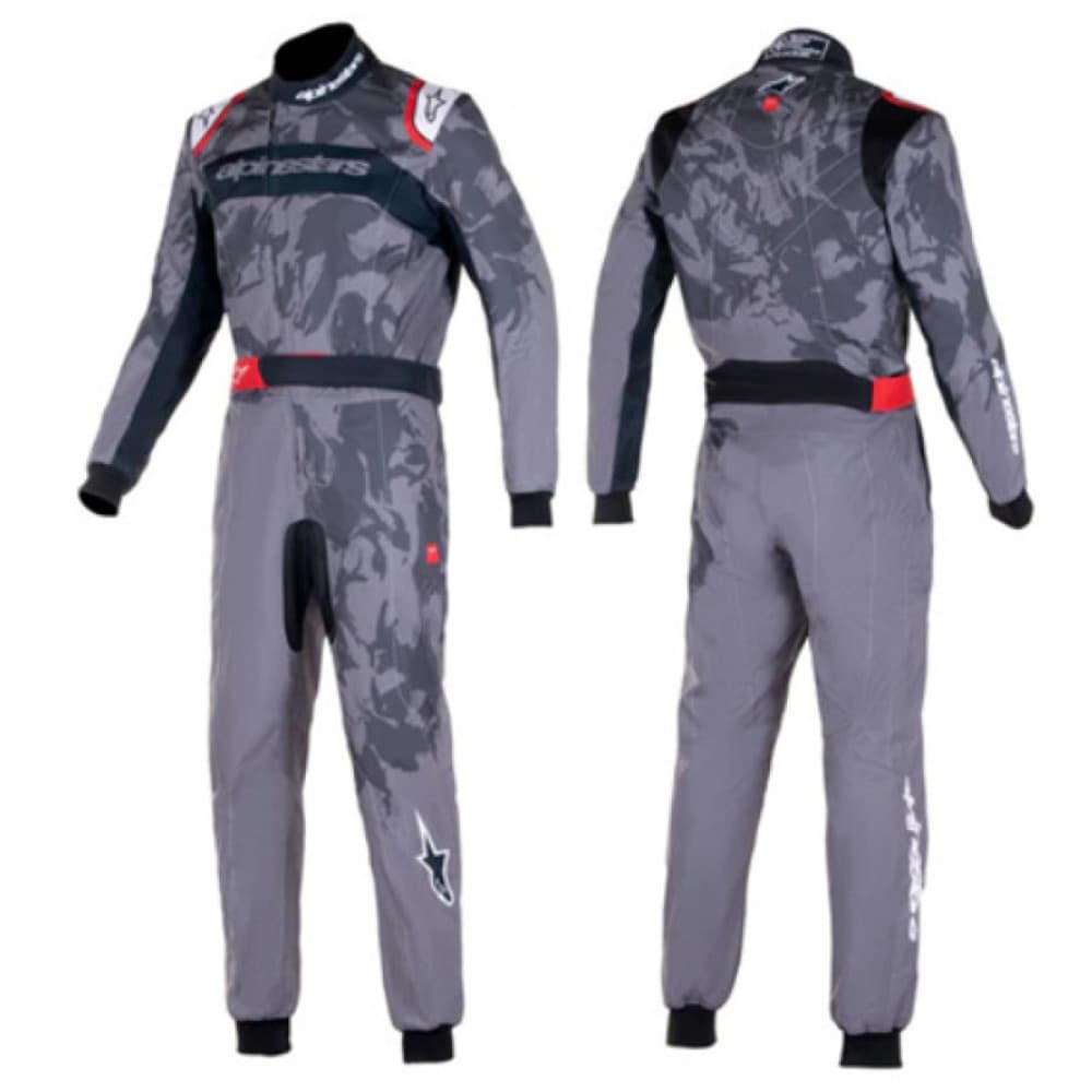 ADULT KMX-9 V2 GRAPHIC 5 SUIT Dark Grey/Red Taglia 48