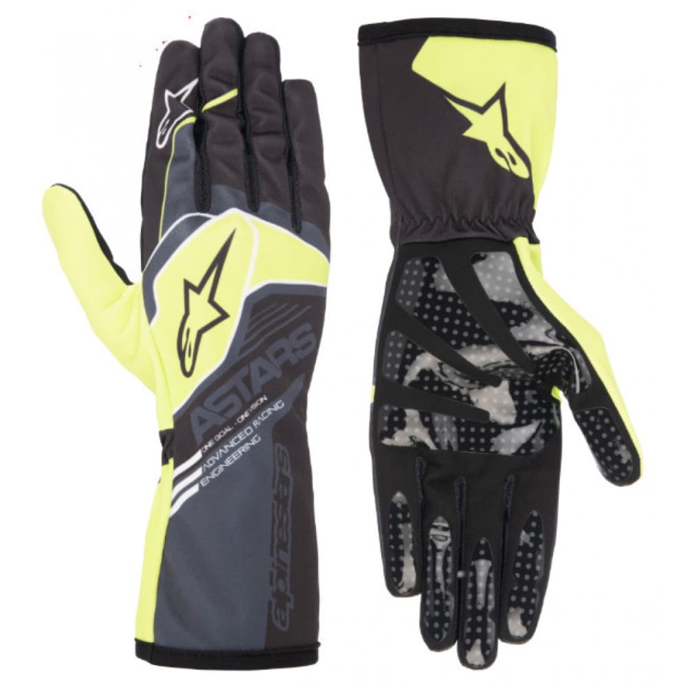 2023 TECH-1 K RACE V2 GLOVES ANTRACITE LIME M