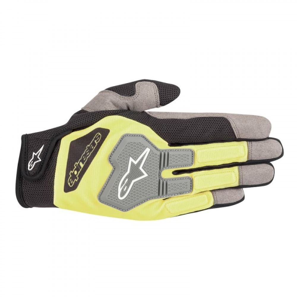 Alpinestars Engine Handschuhe Black/Fluo yellow XXL
