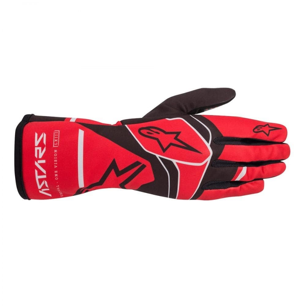 2022 TECH-1 K RACE S V2 GLOVES BLACK / WHITE M taglia bambino