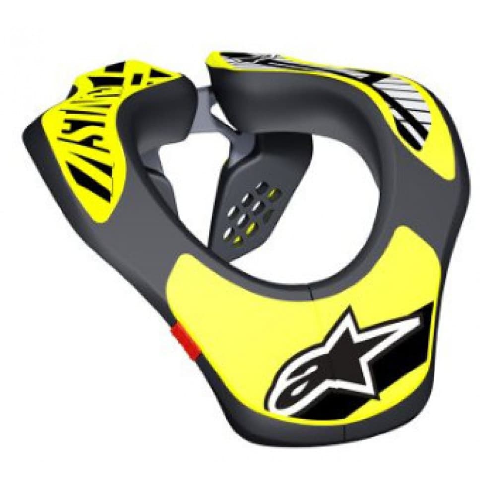 Alpinestars Kinder Nackenschutz Schwarz-FLUO Gelb