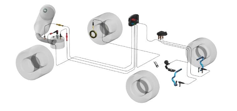 Sensore posizione volante per BOX12 & BOX4Move - 80cm