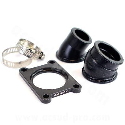 Carenzi Racing collettore aspirazione girevole (Derbi EBE / EBS - Piaggio D50B0 - 24/35mm)