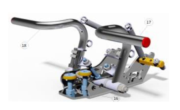 (16) BABY VERSTELLBARES FUSSRASTENSYSTEM