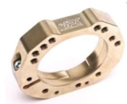 R Mod. Magnesium Lager-Buchsenhalter Ø80mm für Ø40-50mm Achse