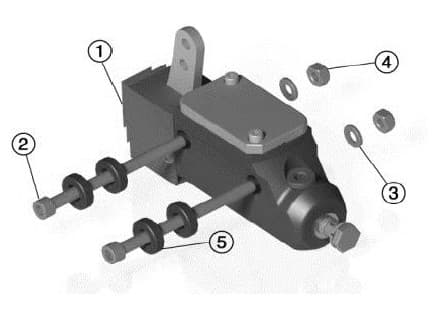 (1) BRAKE PUMP Ø19MM BLACK LINE