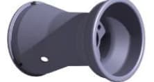 Vented Aluminium Hinterfelge L180mm