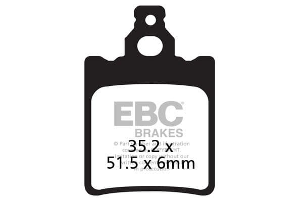 EBC Blackstuff Kevlar-Aramid fékbetét (FD048)