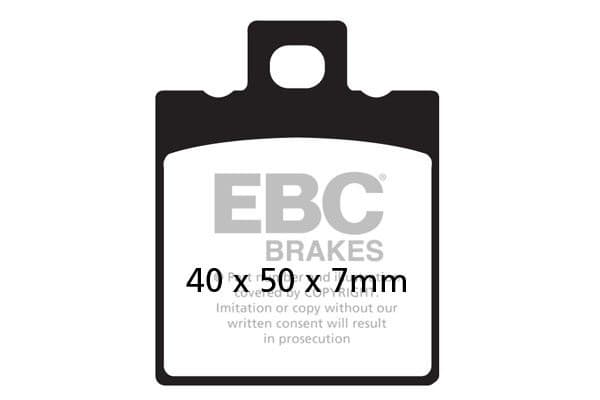 EBC Blackstuff Kevlar-Aramid fékbetét(FD012)