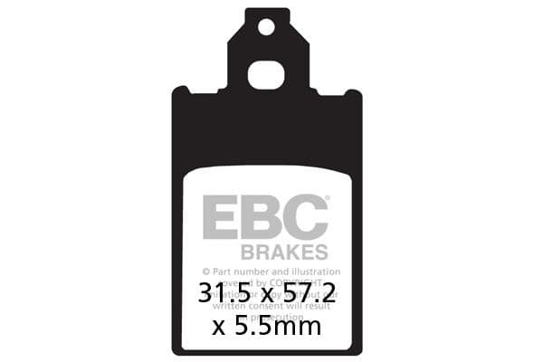 EBC Blackstuff Kevlar-Aramid fékbetét (FD094)