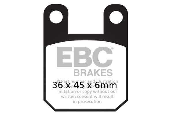 EBC Blackstuff Kevlar-Aramid fékbetét (FD065)