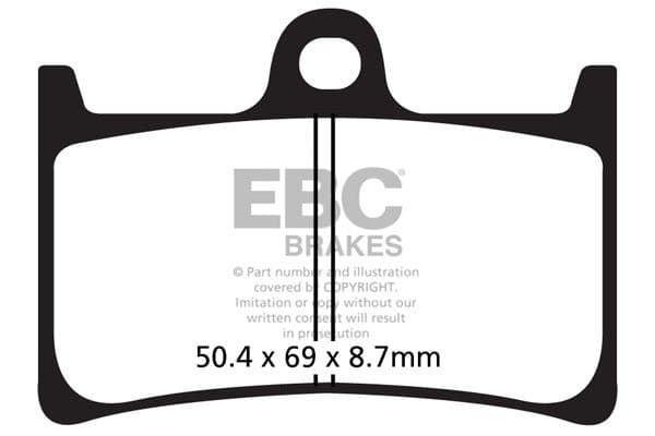EBC Blackstuff Kevlar-Aramid fékbetét (FD178)