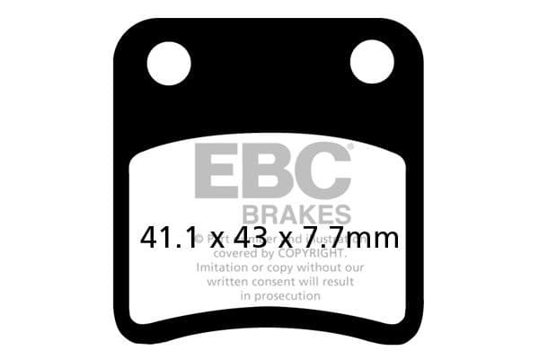 EBC Blackstuff Kevlar-Aramid fékbetét (FD149)