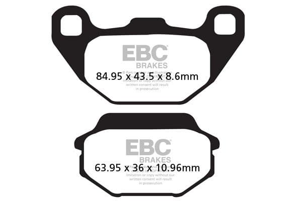 EBC Carbon fékbetét (FD261)