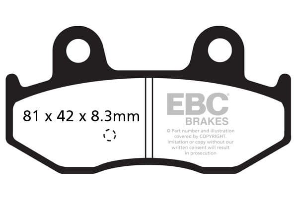 EBC Carbon fékbetét (FD400 / FD284)