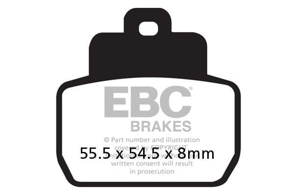 EBC Carbon fékbetét (FD343)