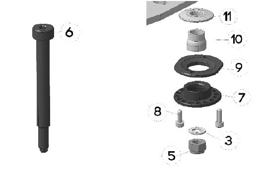 (7) RS MOD. 2 DEGREE BUSH 10MM