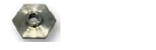 M6 THREADED INSERT HEX BASE 22MM
