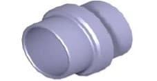 DISTANZIALE CUSCINETTI Ø25xH33MM PER MOZZI ANTERIORI IN MAGNESIO