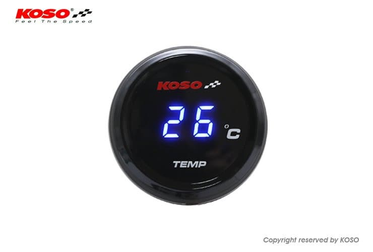 Koso Coin strumento termometro acqua (Blu)
