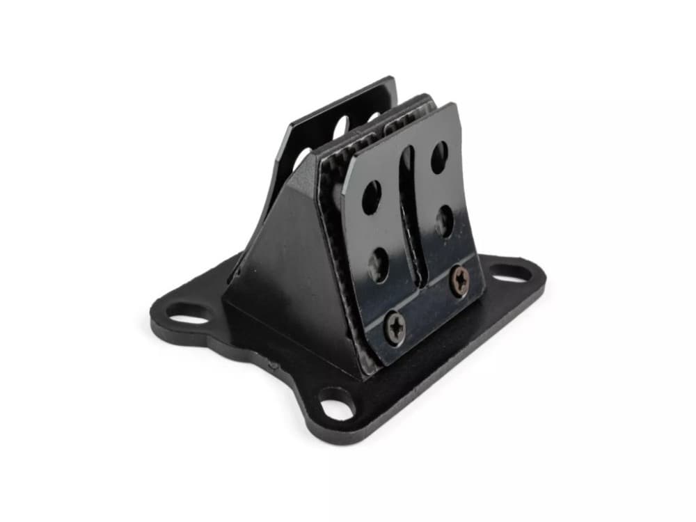 Motoforce Racing scatola lamellare piatta in carbonio (Minarelli AM / Piaggio D50B0 / Derbi EBE/EBS)