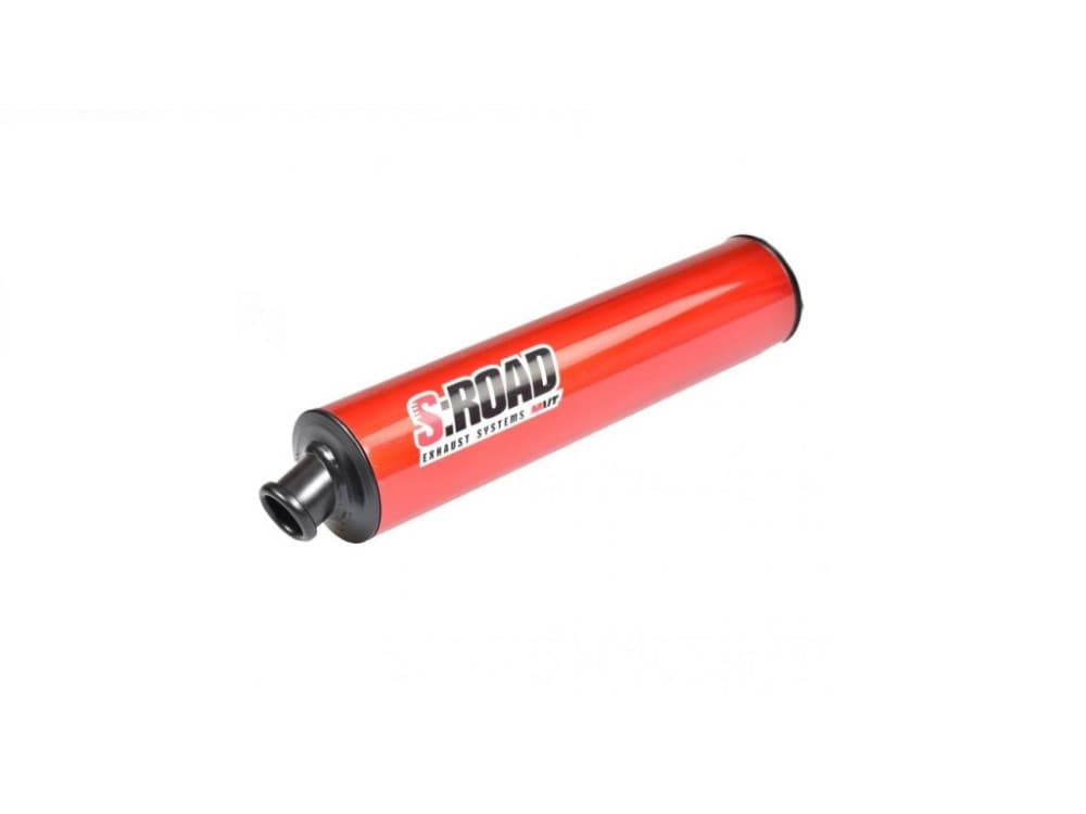 MVT S-Racing Auspuffdämpfer Trommel (Rot)