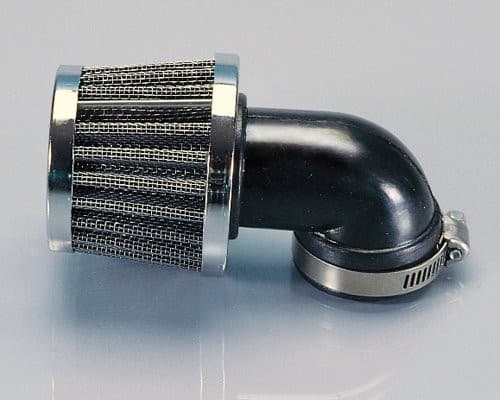 Polini fémhálós sportlégszűrő (Többféle kivitelben) - 38mm / Nagy / Döntött 90°
