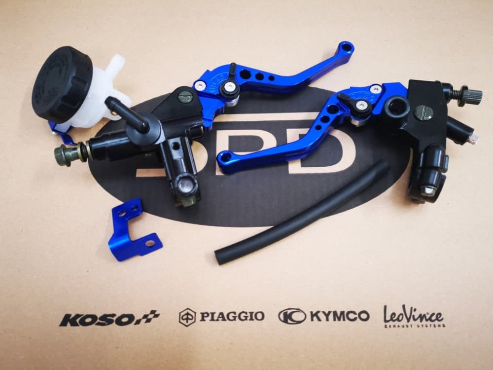 Racing Force CNC set completo leve freno e frizione (Blu)