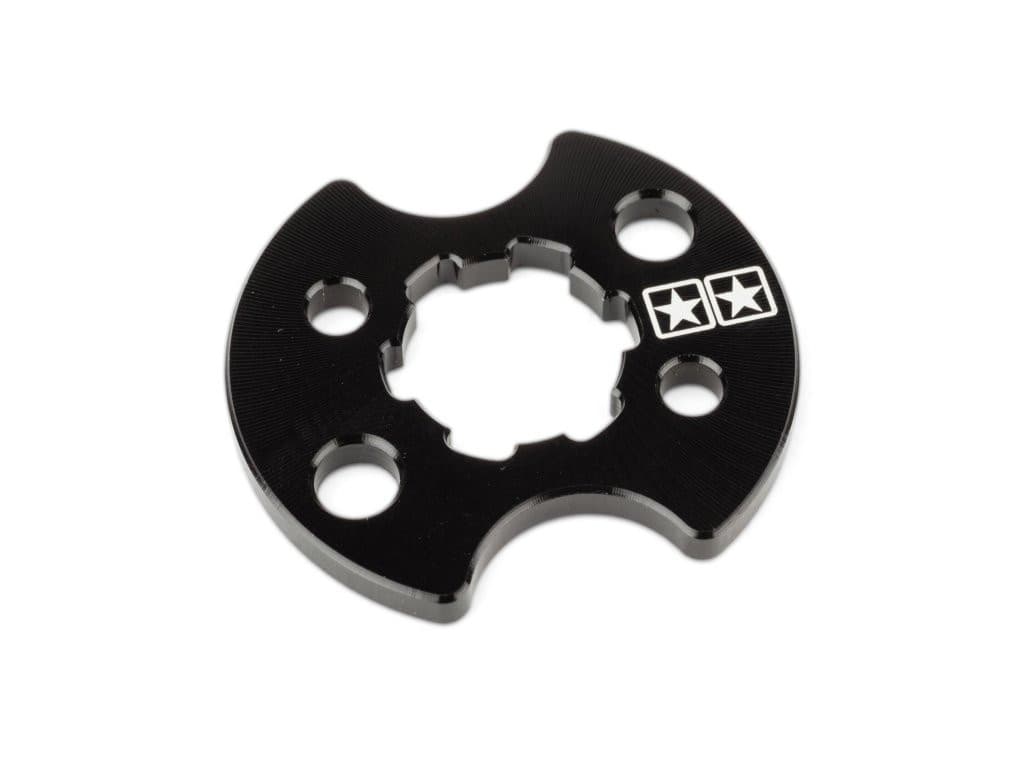Stage6 piastra alluminio fissaggio pignone (Derbi EBE / EBS - Piaggio D50B0 - nero)