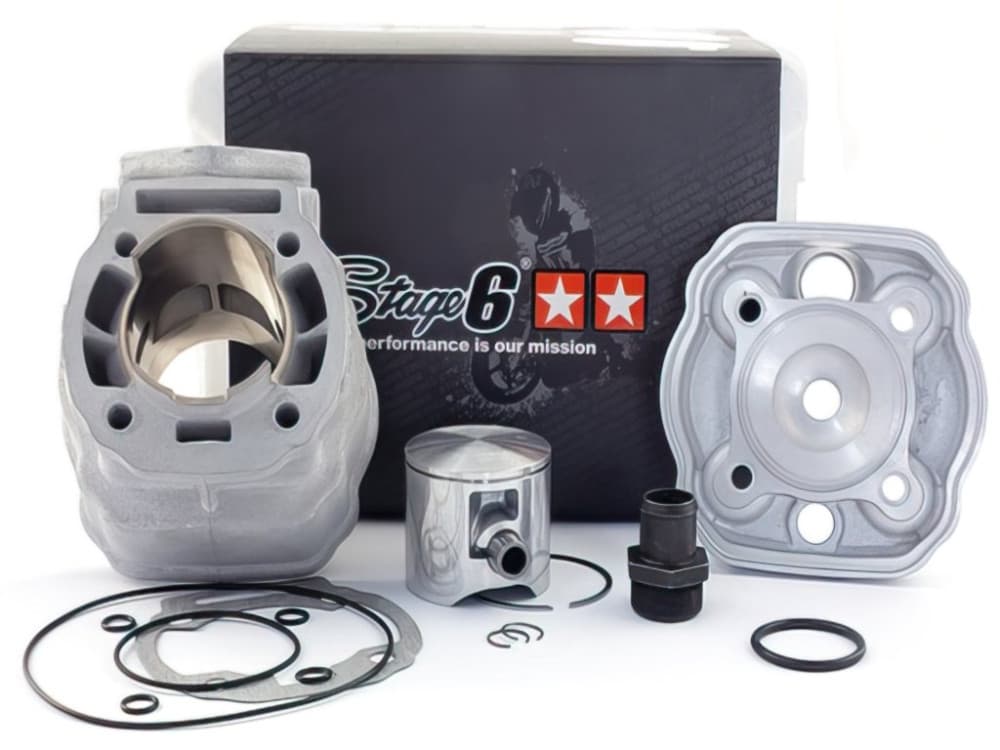 Stage6 Big Racing 88ccm Aluminium-Zylinderkit (Piaggio D50B0 - 45mm)