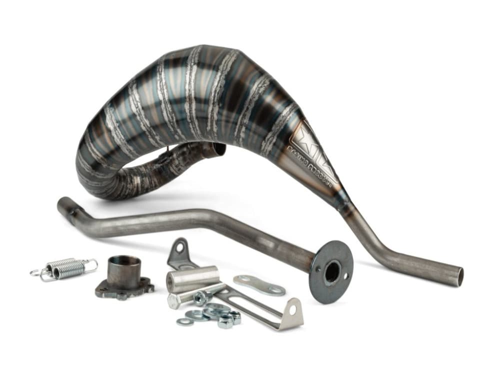 Stage6 R/T scarico CNC 80-90cc (Derbi EBE / EBS - Piaggio D50B0 - senza silenziatore)