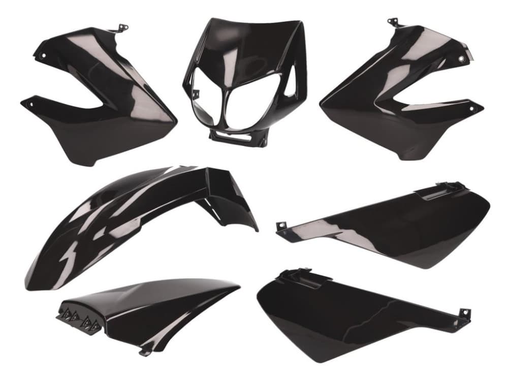 SPD Racing kit carena completo (Derbi Senda R / X-Treme - nero)