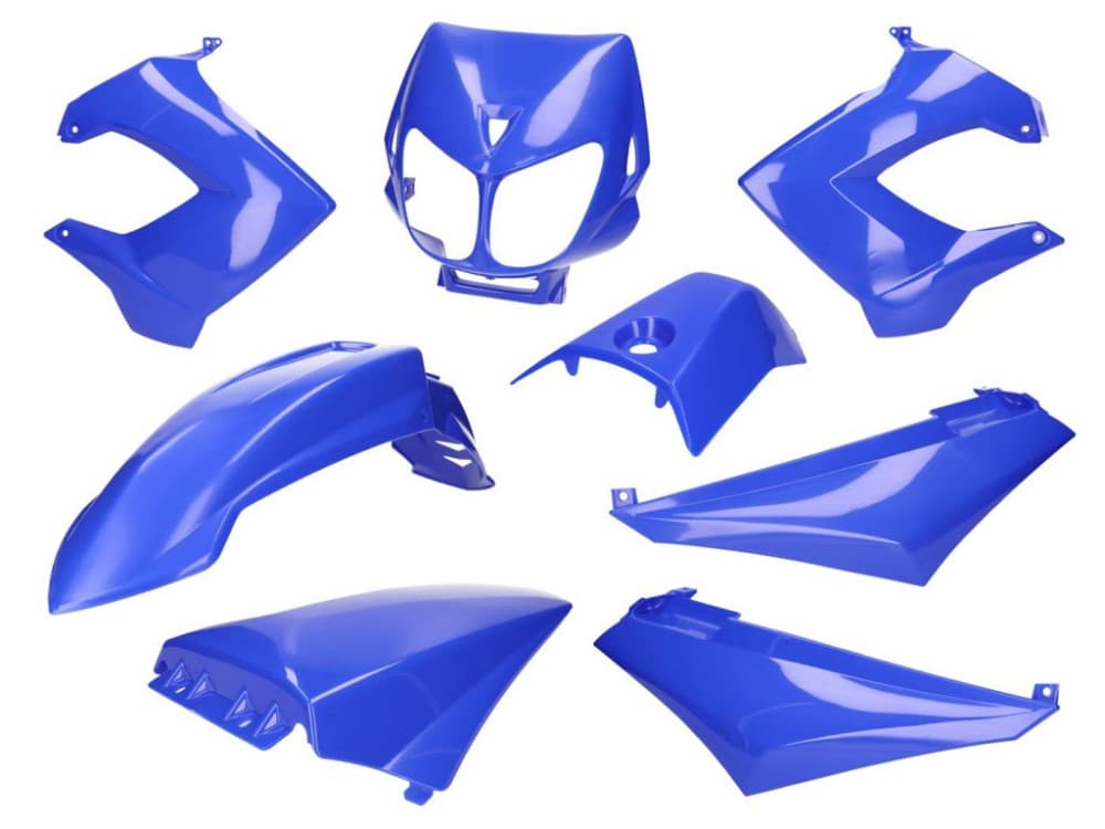 SPD Racing kit carena completo (Derbi Senda R / X-Treme - blu)