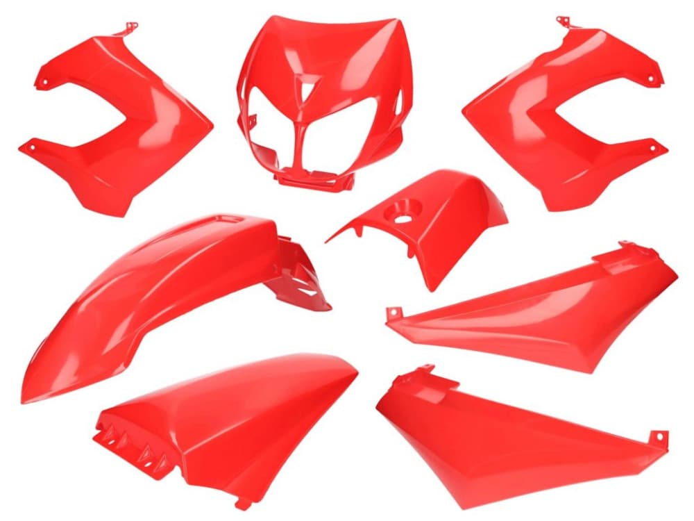 SPD Racing kit carena completo (Derbi Senda R / X-Treme - rosso)