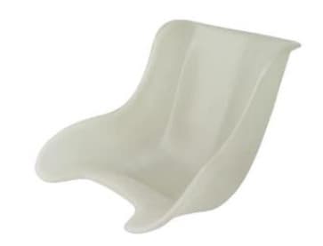 "M7 TRASPARENT" SEAT SIZE 34 (34 cm) FLAT
