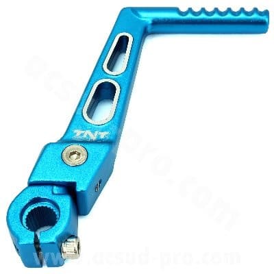 Leva avviamento a pedale CNC TNT Racing (Derbi EBE / EBS - Piaggio D50B0 - blu)