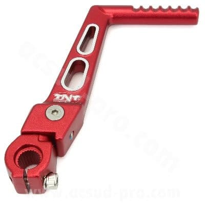 Leva avviamento a pedale CNC TNT Racing (Derbi EBE / EBS - Piaggio D50B0 - rosso)