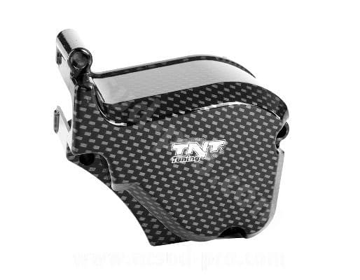 TNT Racing coperchio pompa olio (Derbi EBE / EBS / Piaggio D50B0 - carbonio)
