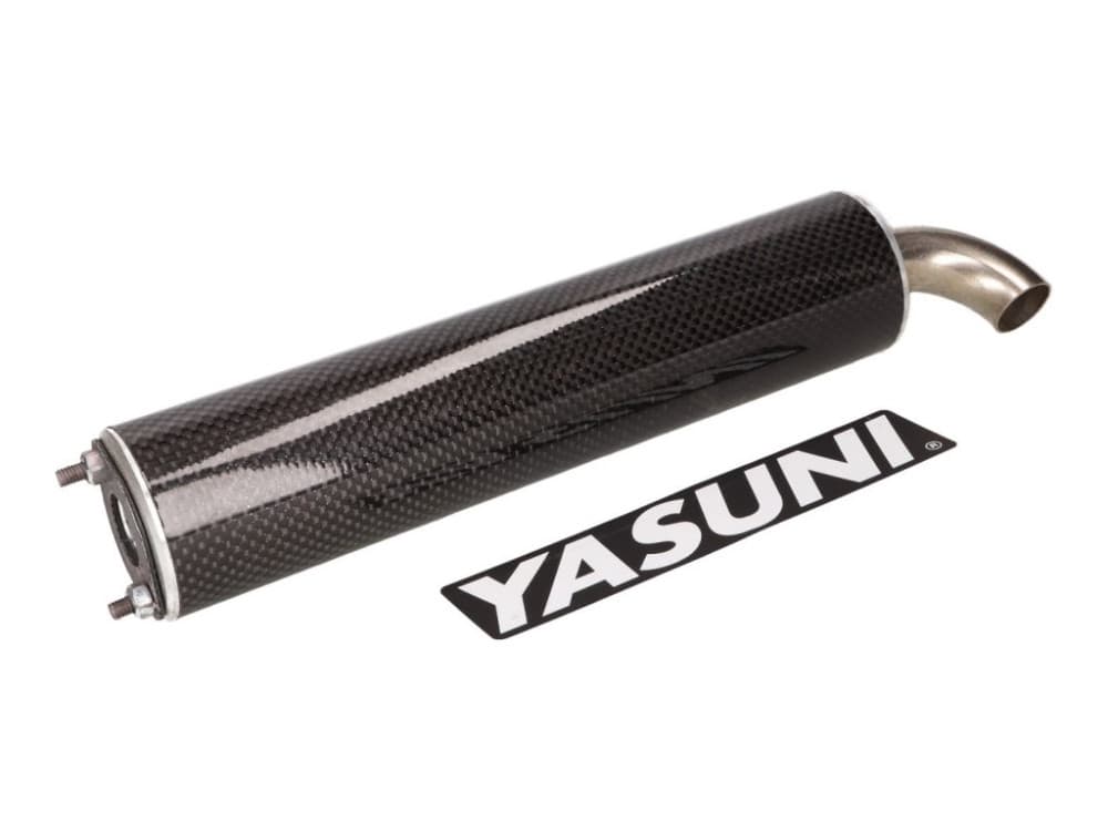 Yasuni Scooter Auspuffdämpfer (Carbon)