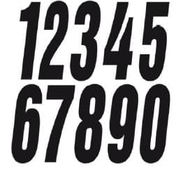 Rajtszám hátszín nélküli (válassz!)