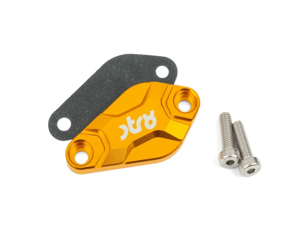 STR8 CNC olajpumpa takaró fedél (Minarelli AM - Derbi EBE/EBS - Piaggio D50B0 - arany)